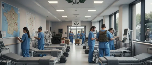 Francja przygotowuje szpitale cywilne do opieki nad rannymi żołnierzami