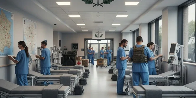 Francja przygotowuje szpitale cywilne do opieki nad rannymi żołnierzami