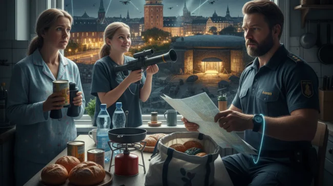 Dania obawy obywateli - wojna hybrydowa drony