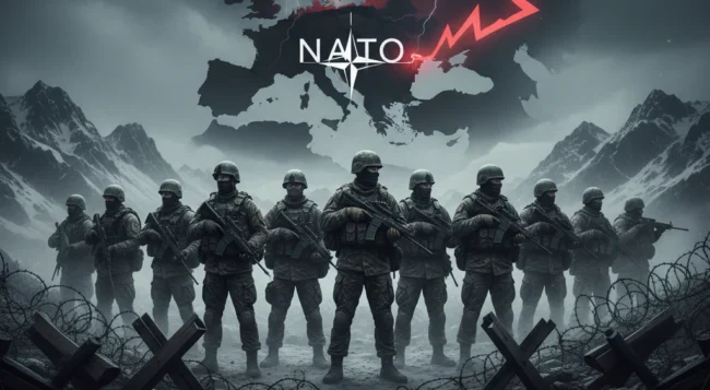 Kraje NATO muszą przygotować się na potencjalny atak Rosji w niedalekiej przyszłości - grupa żołnierzy na granicy