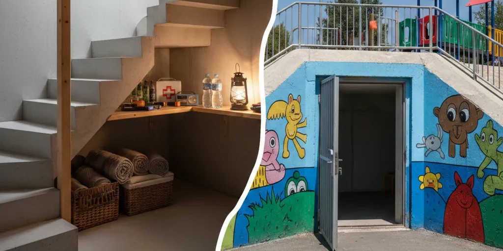 Schrony-a-schronienie przed tornadem Schrony podziemne a schronienie przed tornadem