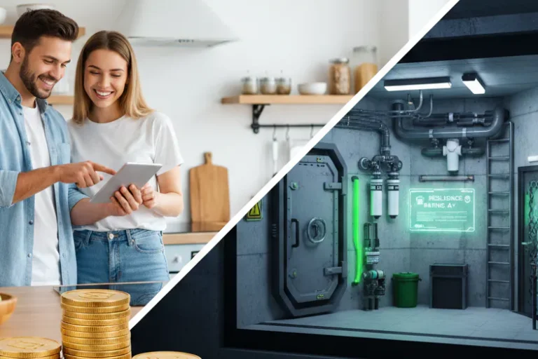 schron pod budynkiem mieszkalnym (apartament ze schronem)