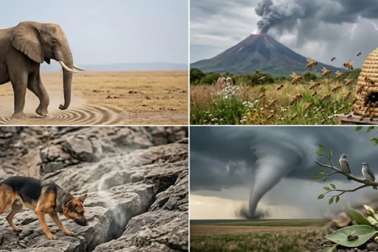 zwierzęta czuja zagrożenie wcześniej