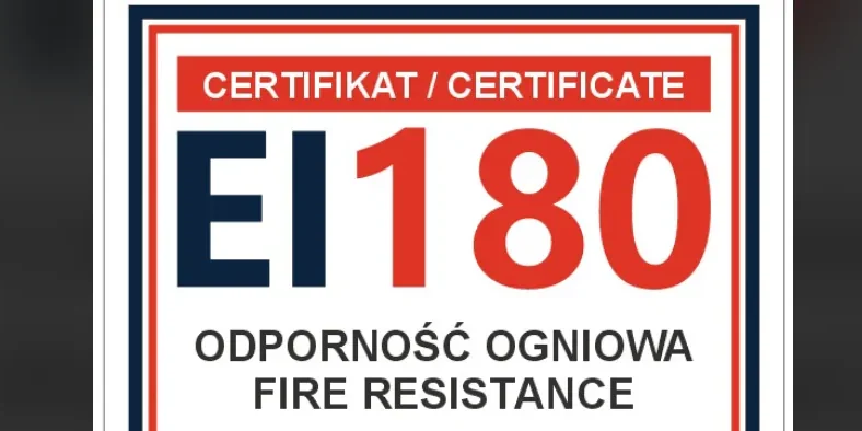 certyfikat odporność ogniowa